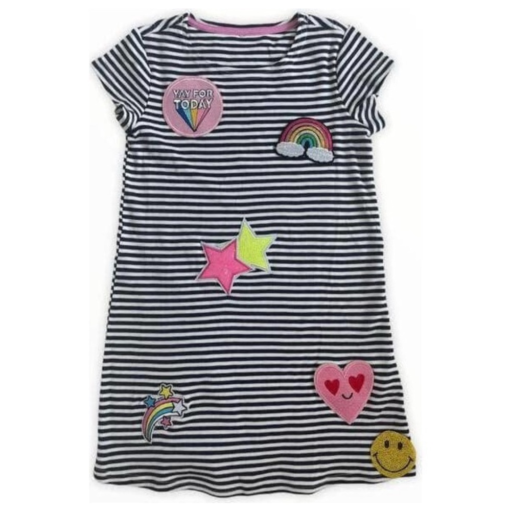 Lola + The boys Mod patch stripe dress. Very good used condition. Size 8.
